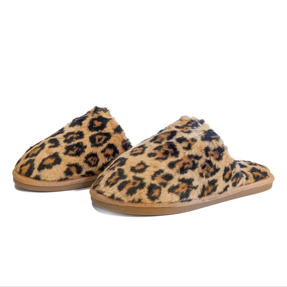 🆕 J.CREW Scuff Slippers Leopard Print 8M